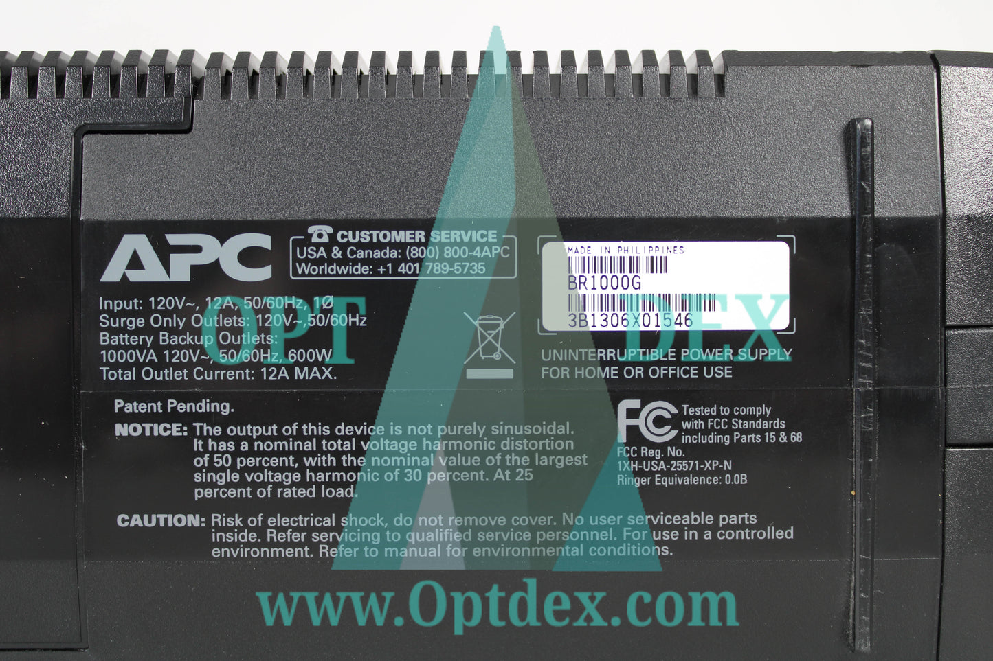 APC Back-UPS PRO 1000 120V 1000VA 600W Power Backup - BR1000G