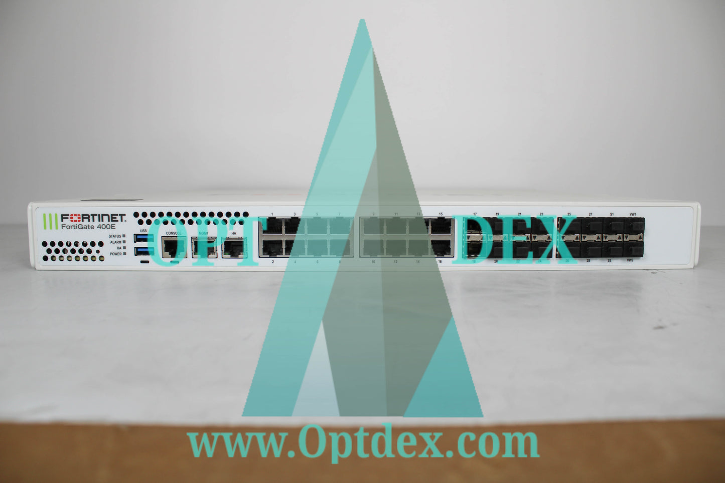 Fortinet FortiGate 400E Firewall Appliance w/ 18xGbE RJ45-16xGbE SFP - FG-400E