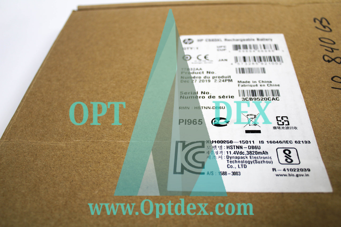 ORIGINAL HP ELITEBOOK 850 G3 11.4V 46Wh 4080mAh LI-ION BATTERY CS03XL 800513-001