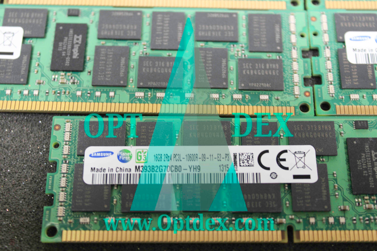 Samsung M393B2G70CB0-YH9 16GB 2Rx4 PC3L-1600R Lot of 27