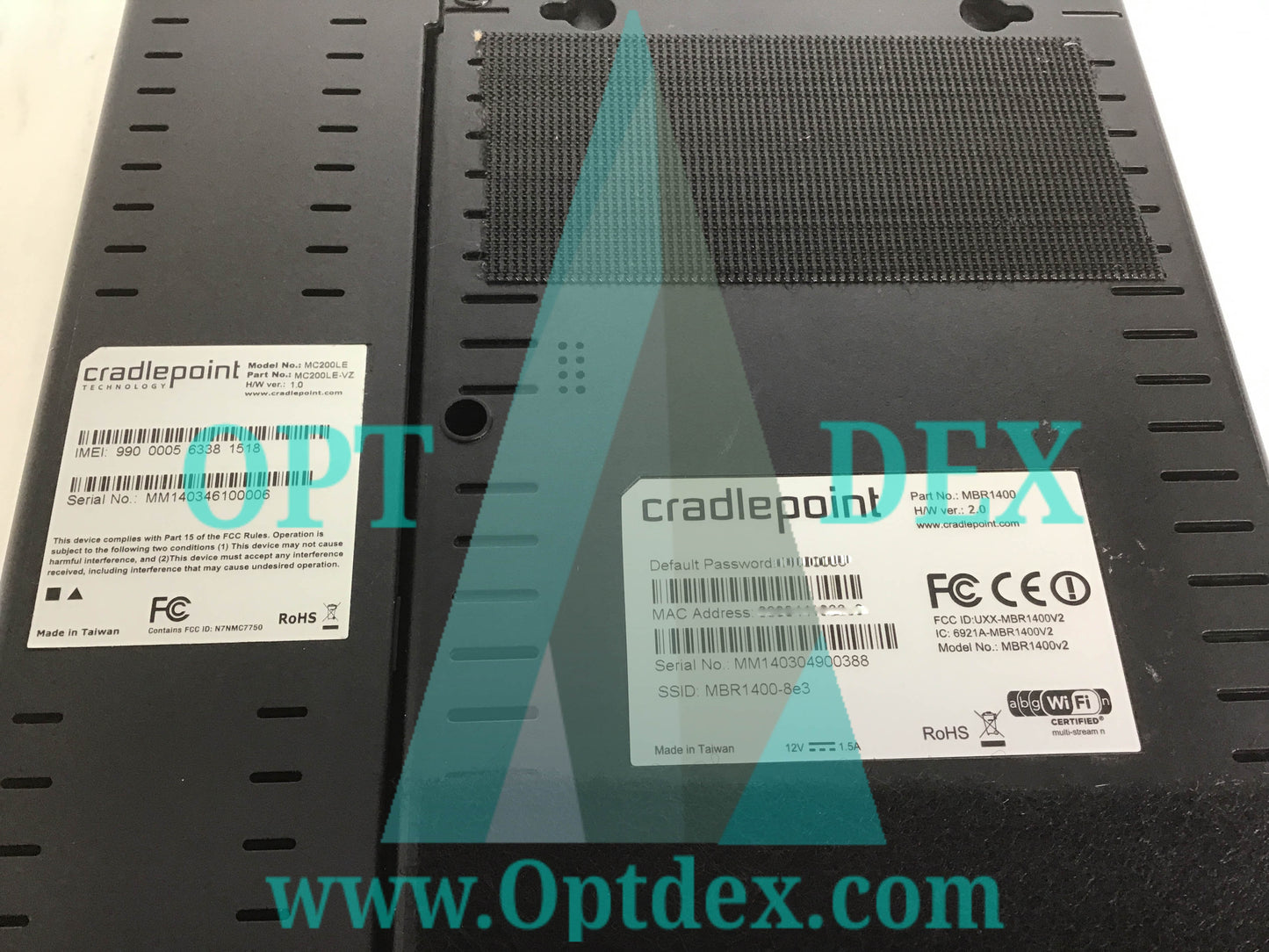 Cradlepoint MBR1400 Wireless Rotuer & MC200LE-VZ Modem Bundle