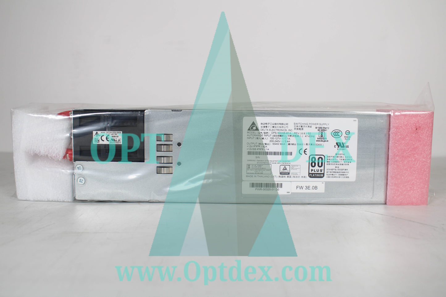 Arista 500W AC PSU, Front to Rear Airflow **NEW ** - PWR-511-AC-RED