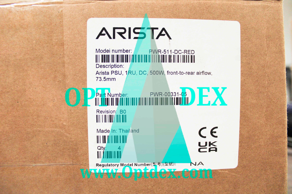 Arista PWR-511-DC-RED 500-watt DC Power Supply