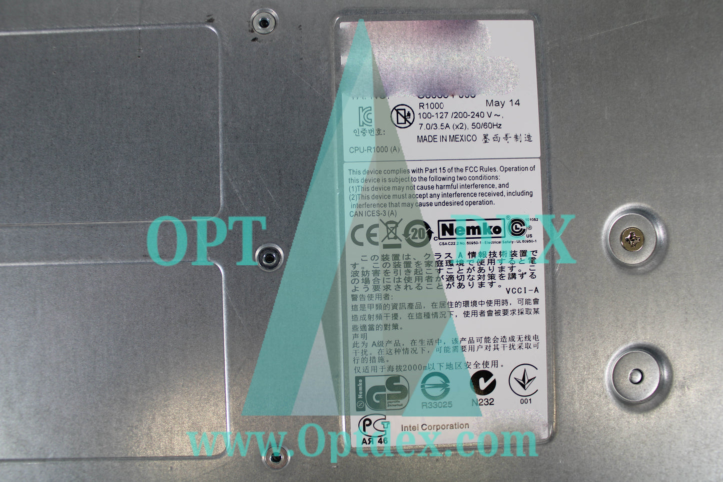 Intel 1U Rackmount Server System - R1304GZ4GC