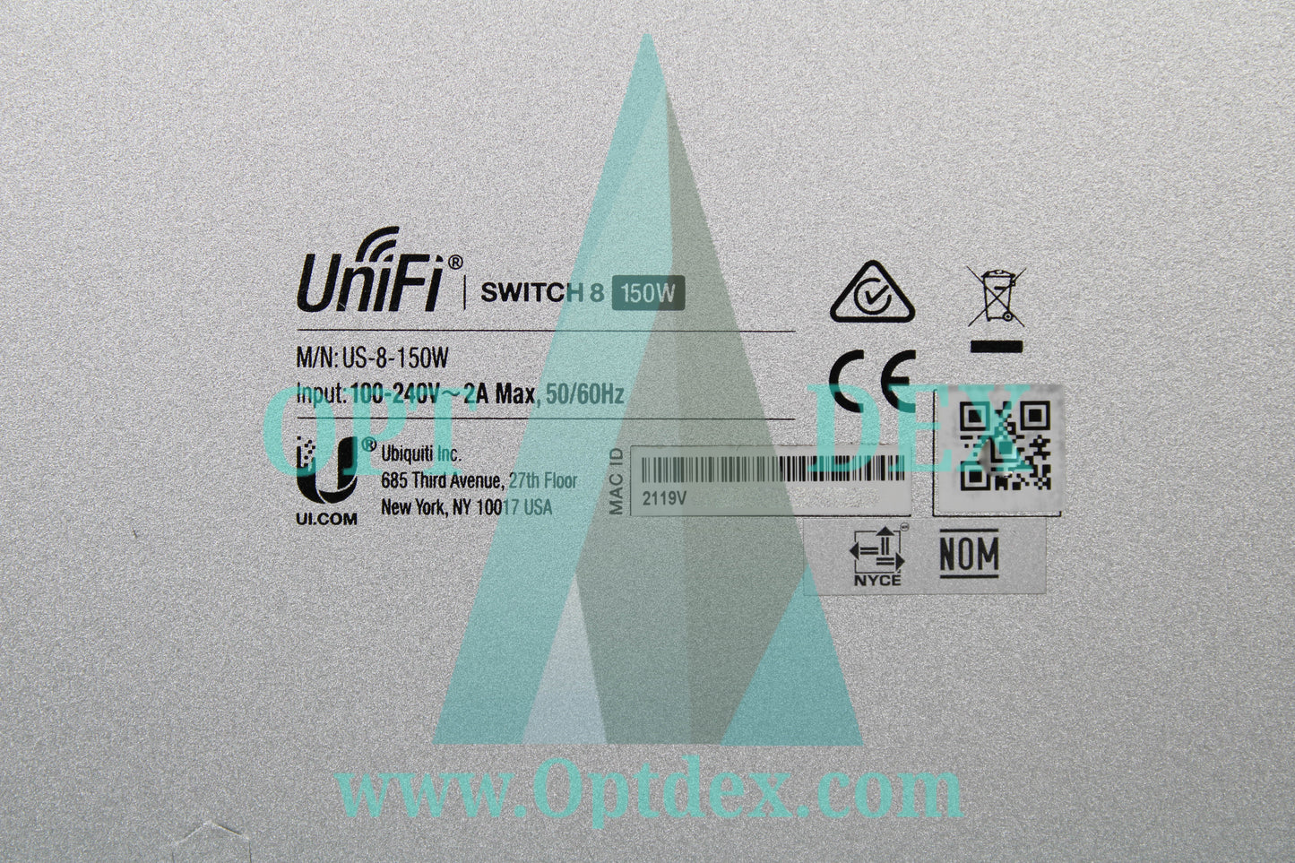 Ubiquiti Networks UniFi PoE 8-Port 150W Switch - US-8-150W