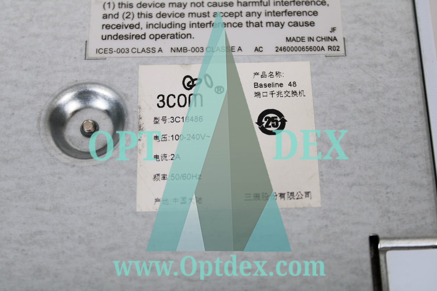 3Com Baseline 48 Port Ethernet Switch - 3C16486