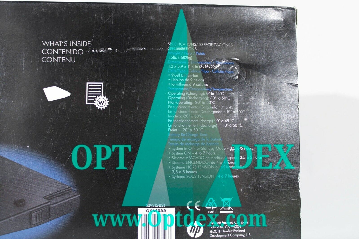 HPE BB09 Ultra Extended Life Notebook Battery QK640AA