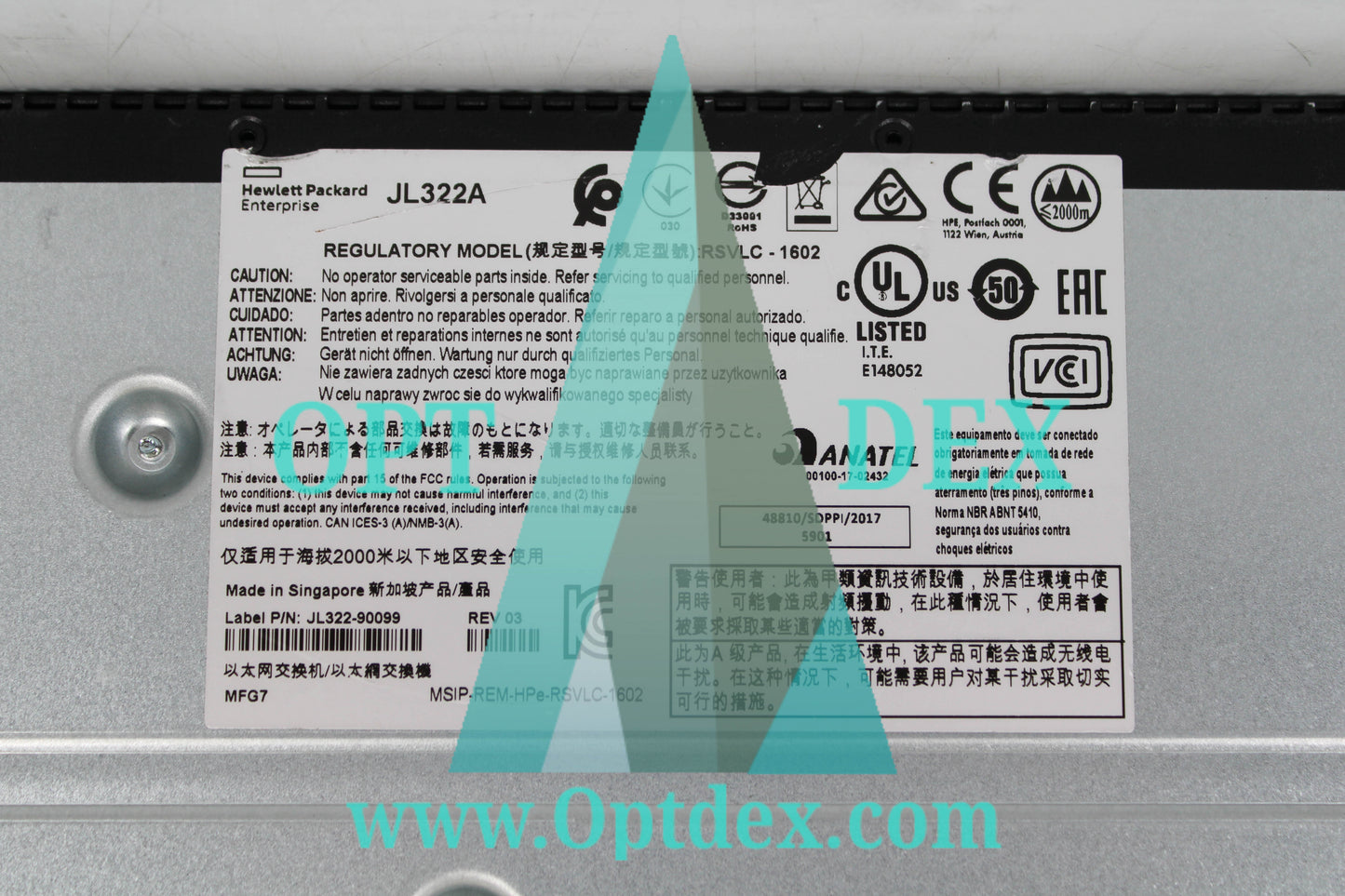 HP Aruba 2930M 48G PoE+1-slot Switch - JL322A