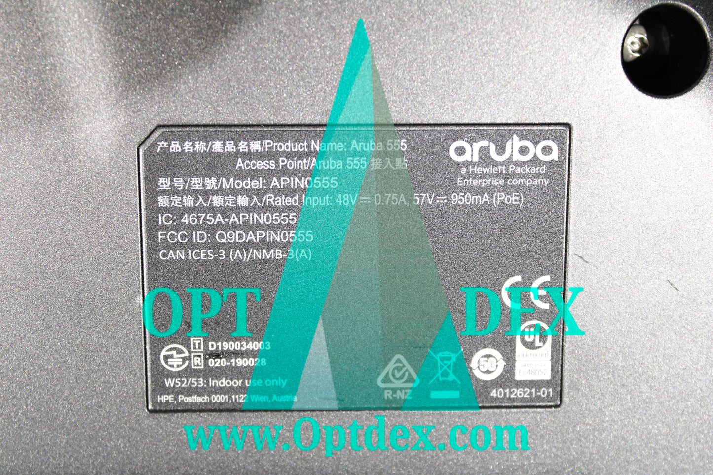 HP Aruba AP-555 (US) APIN0555 Unified Access Point - JZ357A
