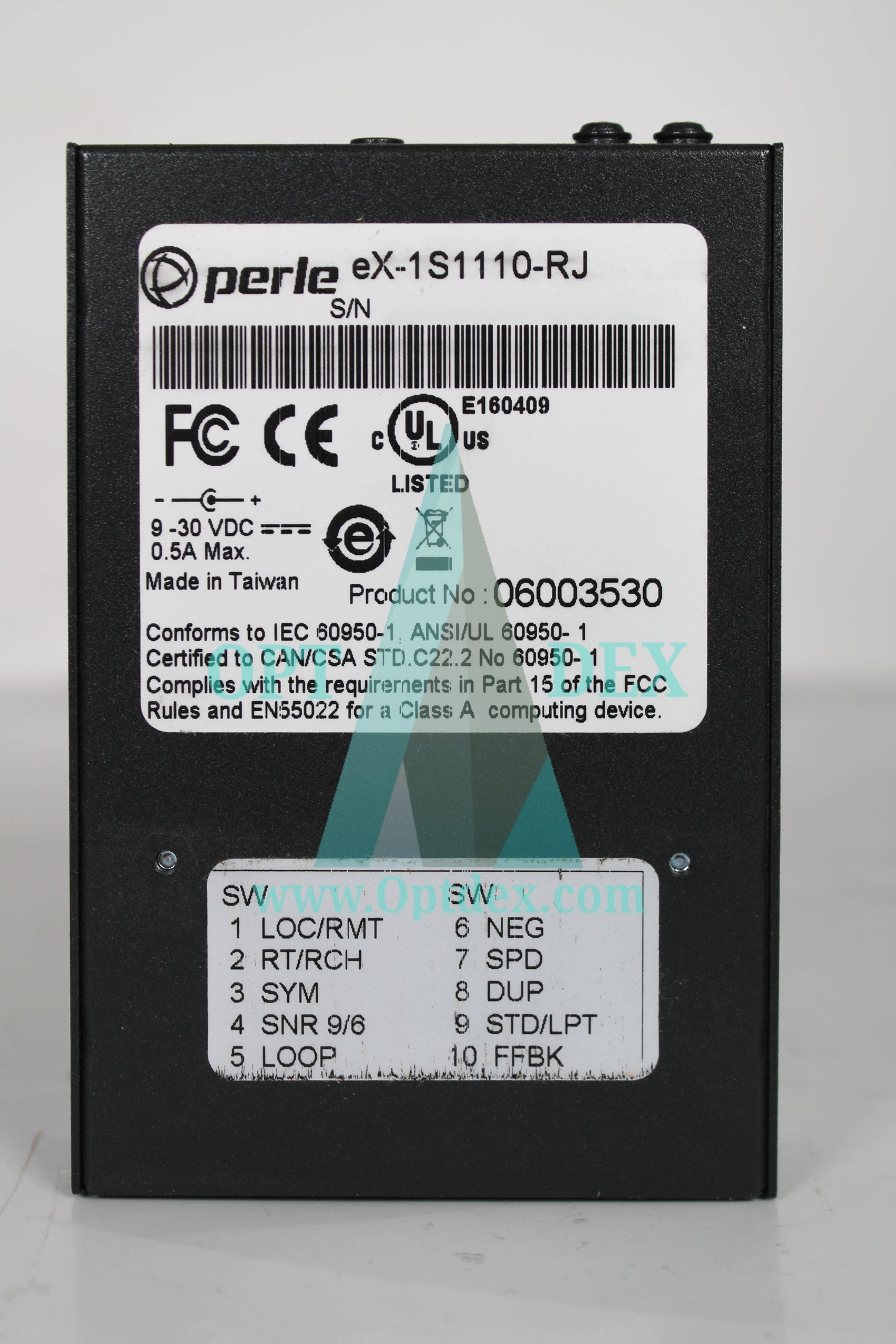 Perle 1 Port Ethernet Extender eX-1S1110-RJ - 06003530