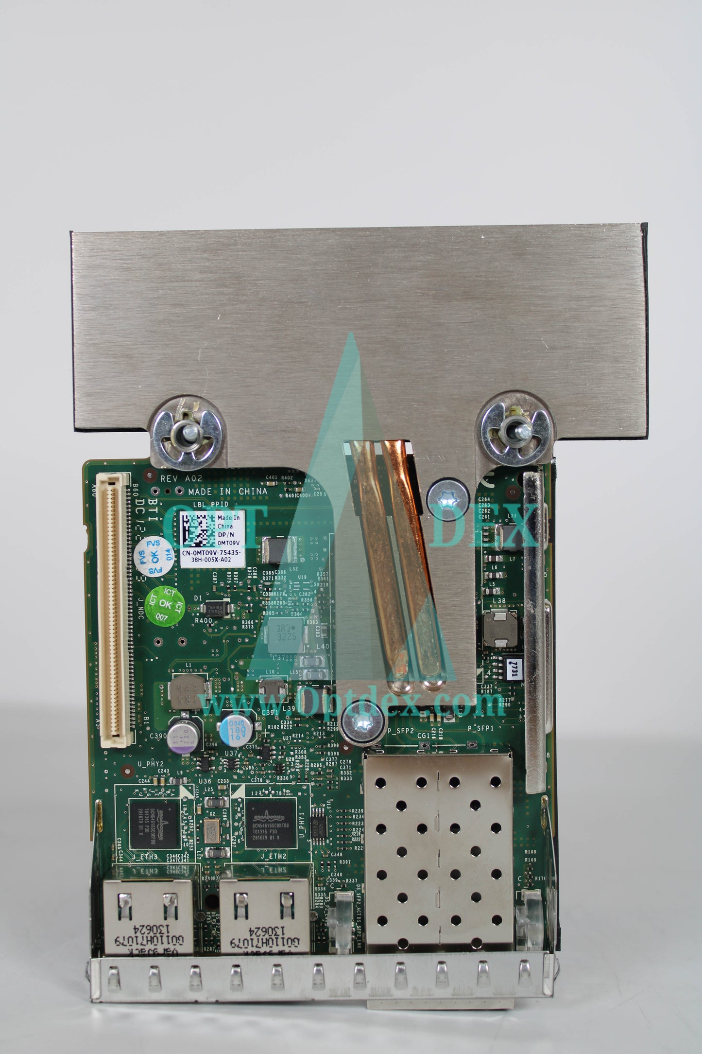 Dell Broadcom 165T0 57800s SFP 4-Port Adapter Card - 0MT09V