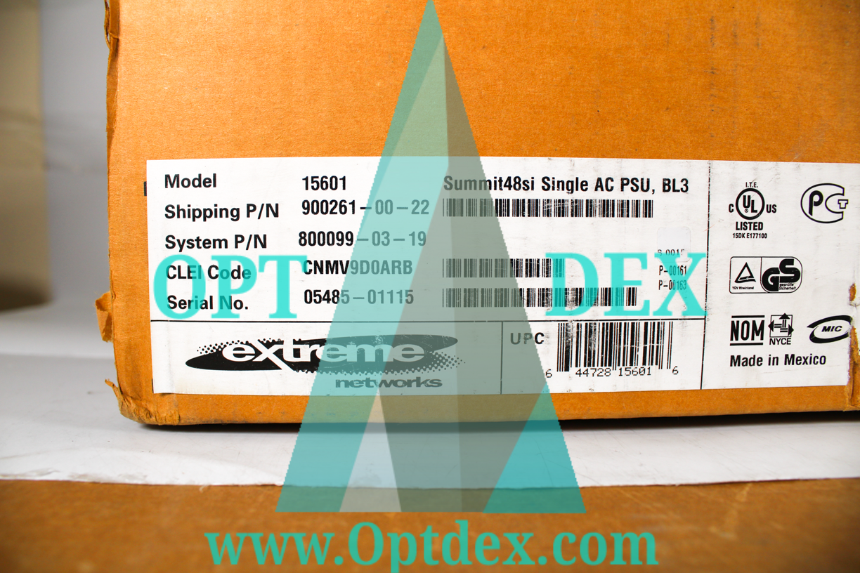 Extreme Networks Summit48si 48 Port 10/100Base-TX Layer 3 Managed Switch - 15601