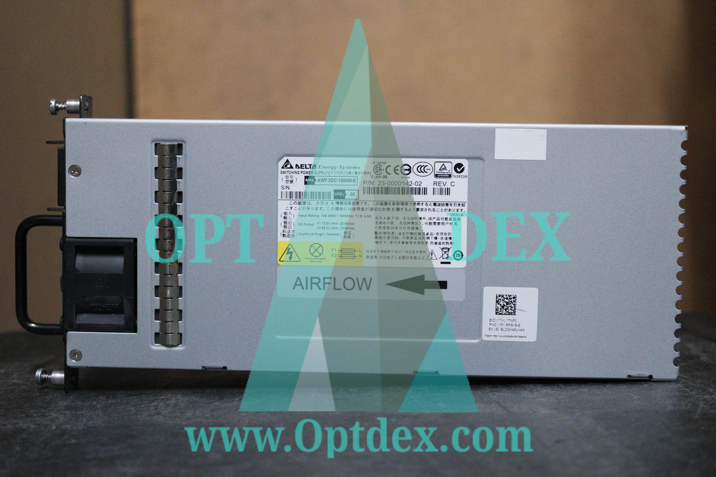 Brocade Delta RPS16-E Power Supply - 23-0000142-02