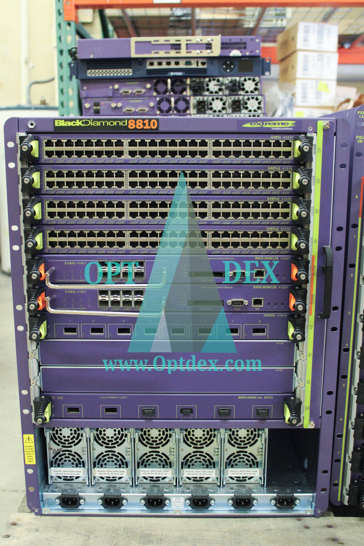 Extreme Networks BlackDiamond 10 Slot 41011 Chassis - CHASSIS ONLY