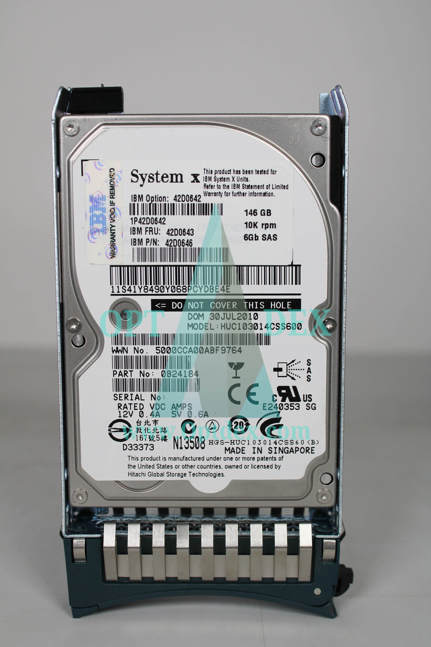 IBM 146GB 10K 6Gbps 2.5" SAS Hard Drive - 42D0646