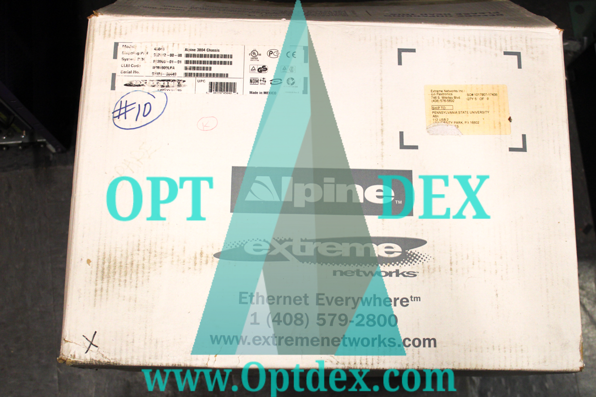 Extreme Networks Alpine 3804 4 Slot Chassis - 45040