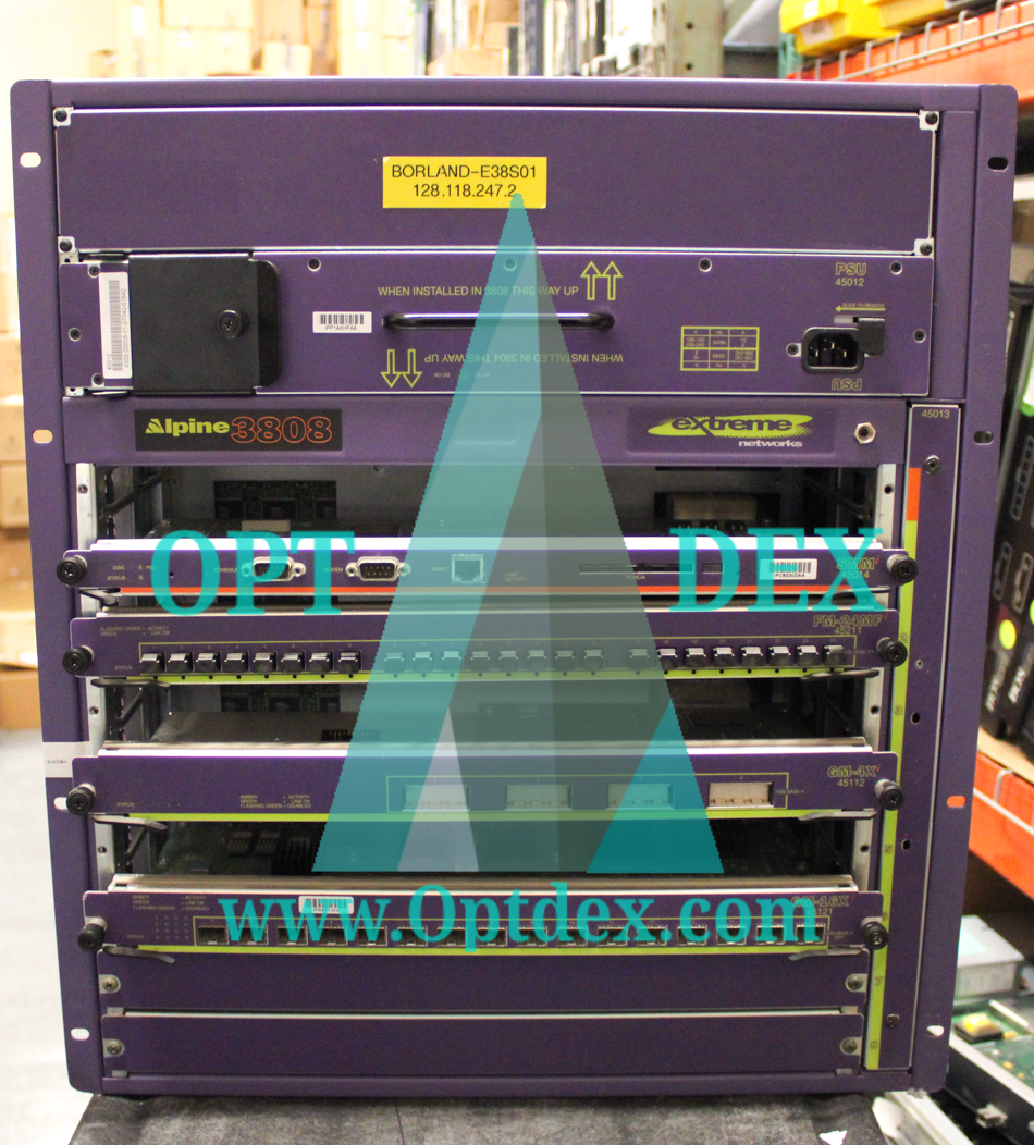 Extreme Networks Alpine 3808 9 Slot Chassis - 45080