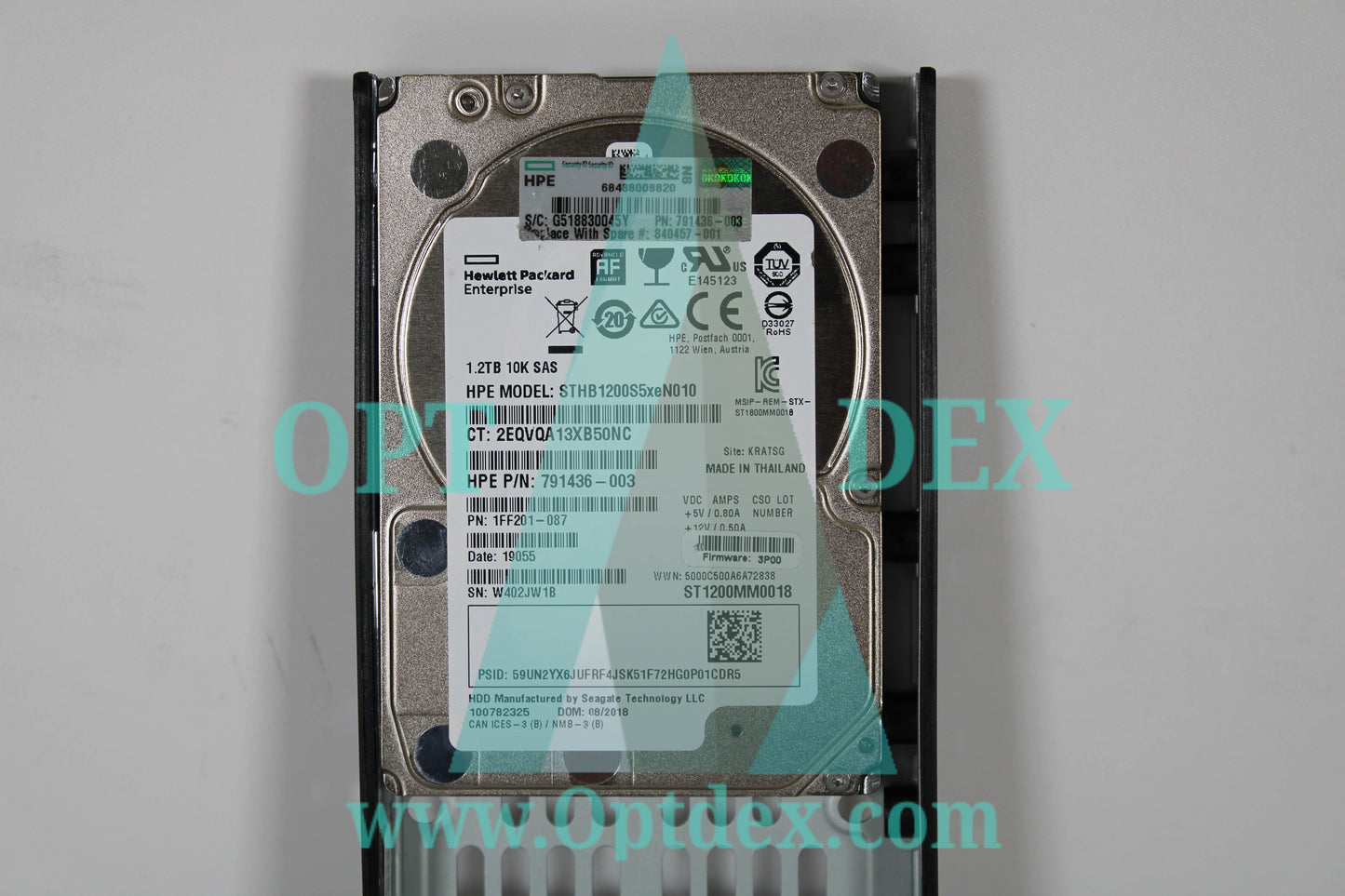 HPE 1.2TB 10K RPM SAS 6GB/s Enterprise HD, 3PAR StoreServ 8000 - 791436-003