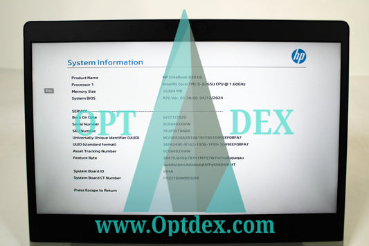 HP EliteBook 830 G6 13.3" core i5-8265U