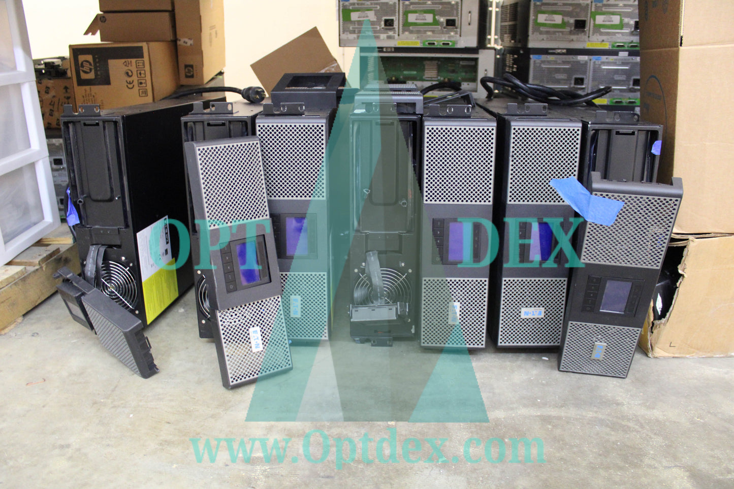 Eaton 5000VA 4500W L6-30P 208V Tower UPS, DMGd Faceplate *CHASSIS ONLY* - 9PX5K