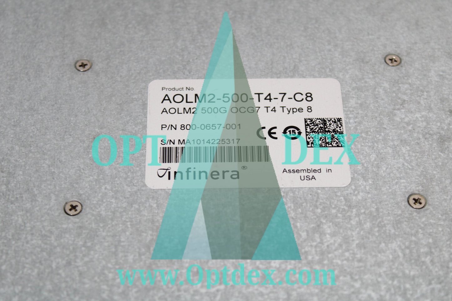 Infinera AOLM2 500G OCG7 T4 Type 8 - AOLM2-500-T4-7-C8