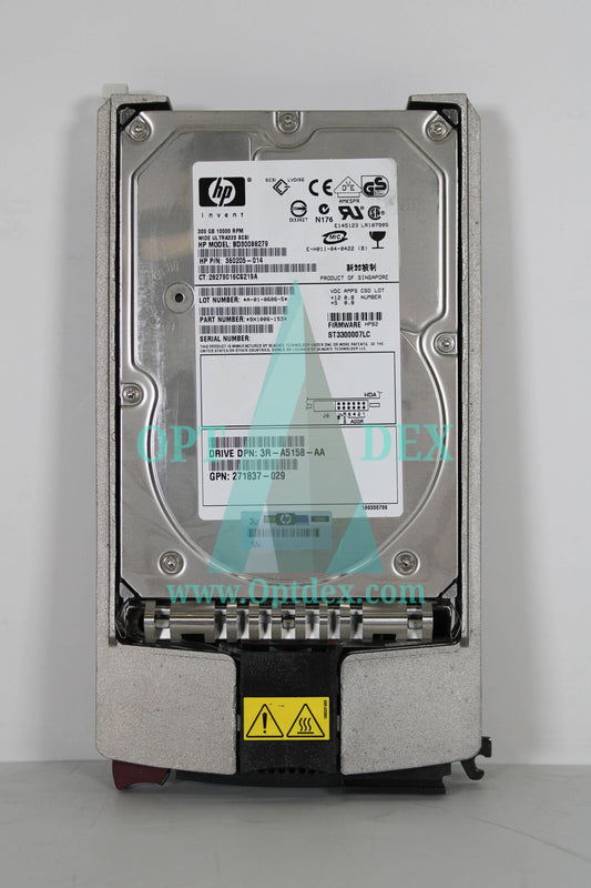 HPE 300GB 10K RPM 3.5" Ultra 320 SCSI 80-Pin Hard Drive - BD30088279