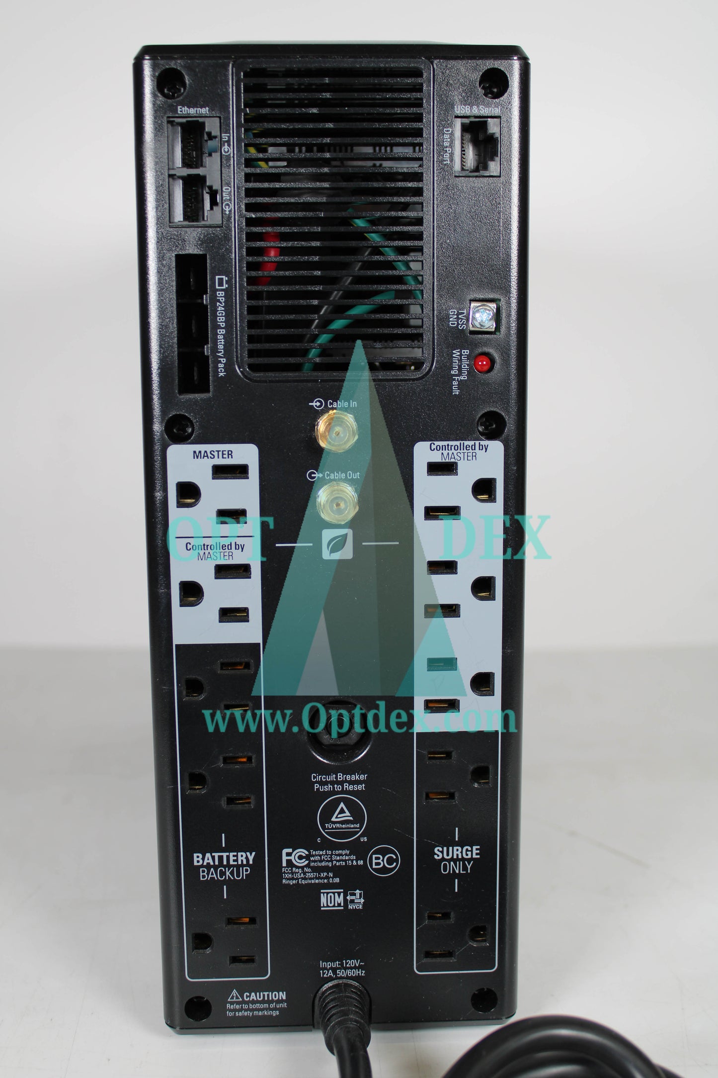 APC Back-UPS Pro 1500VA 865W 120V 10-Outlet UPS  - BR1500G