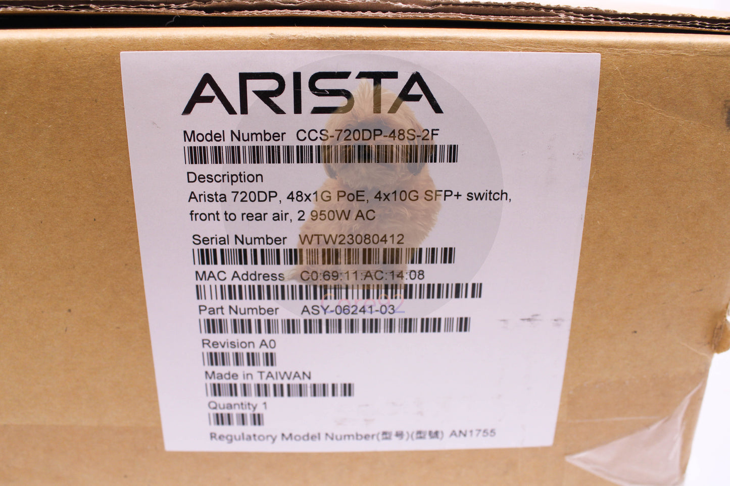 Arista CCS-720DP-48S-2F