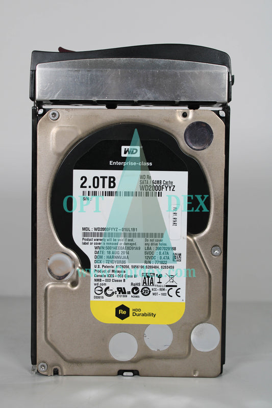 Western Digital 2TB 3.5" SATA 7.2KRPM Enterprise Class HD- WD2000FYYZ(LOT OF 3)