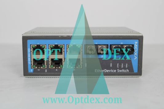 MOXA Industrial Unmanaged 6 Port Ethernet Switch - EDS-308-MM-ST