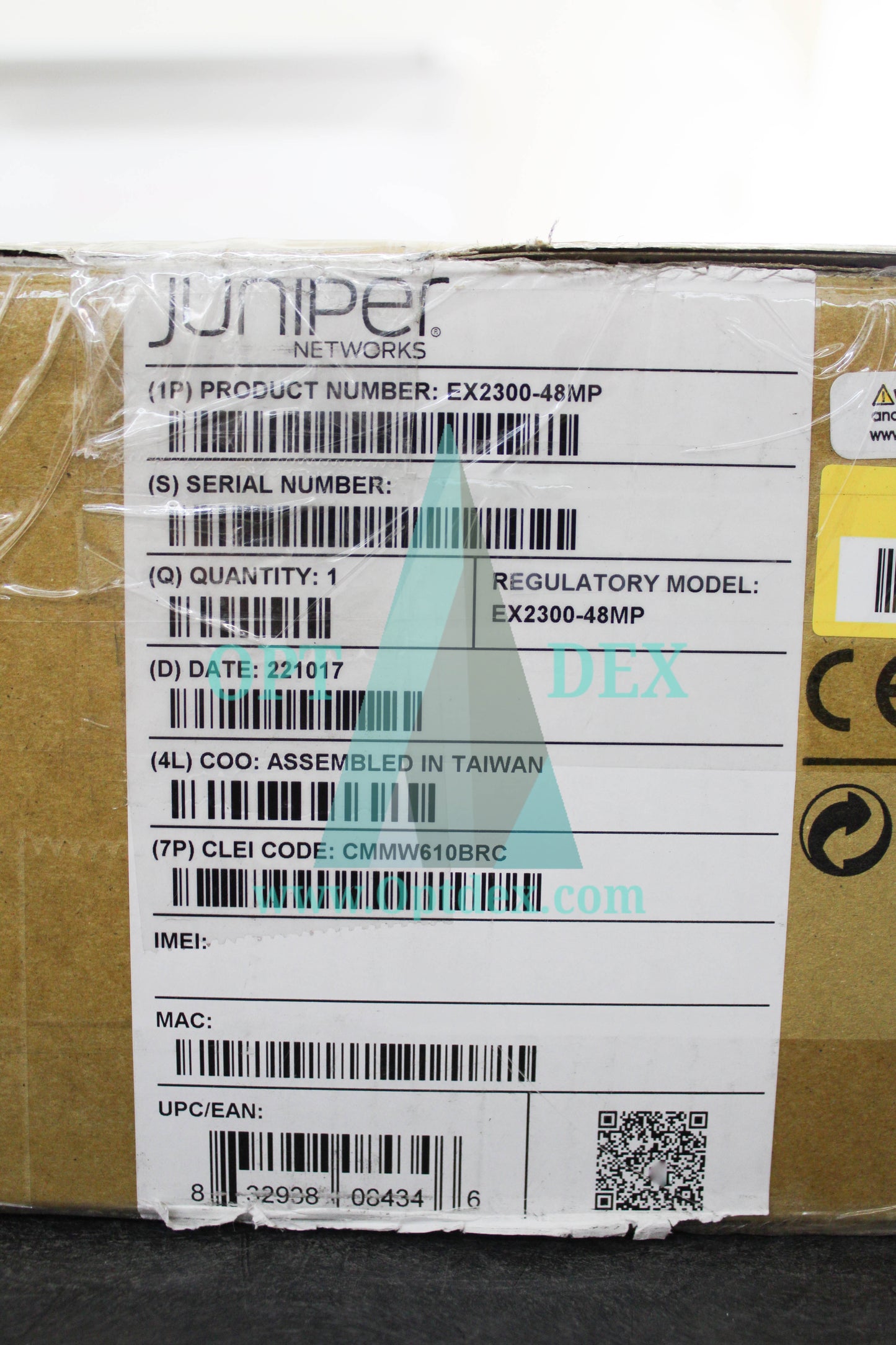 Juniper EX2300 Class 48 Port Switch with 32x 1G 16x 1G/2.5G Copper - EX2300-48MP