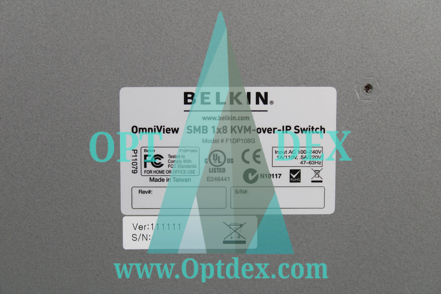 Belkin OmniView SMB 1x8 KVM Switch - F1DP108G