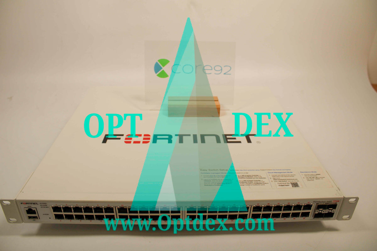 Fortinet FortiSwitch FS-448E-FPOE 48-Port PoE+ Ethernet Switch