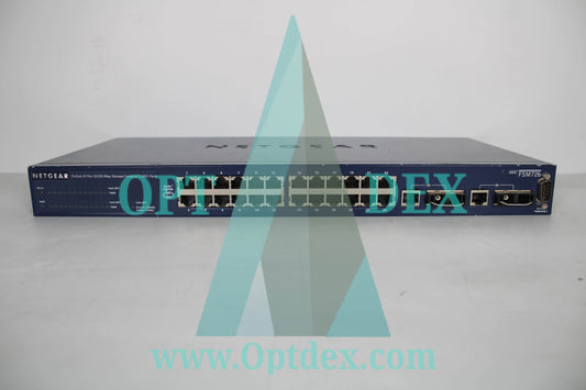 Netgear ProSafe 24 Port Managed Stackable Switch with 2 GBIC Ports - FSM726