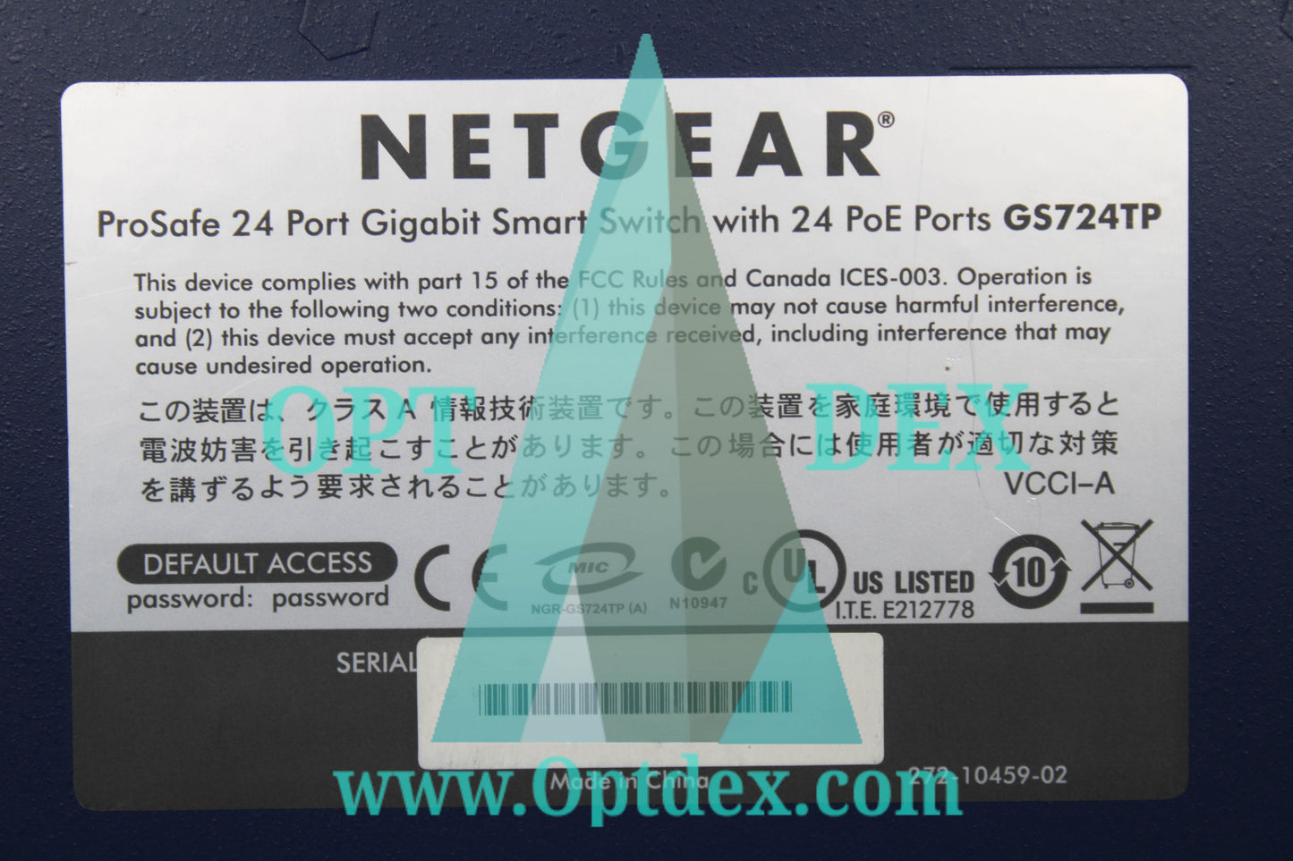 NetGear GS724TP