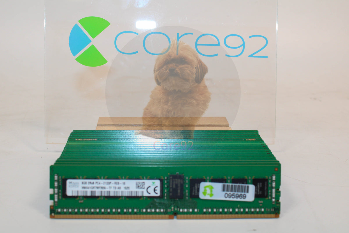 SK Hynix 8GB 2Rx8 PC4-2133P-RE0-10 ECC REG Server Mem HMA41GR7MFR8N-TF Lot of 16