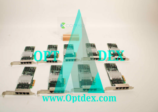 HP NC364T Quad Port Gigabit PCIe Server Adapter NIC Card HSTNS-BN26 Lot of 9