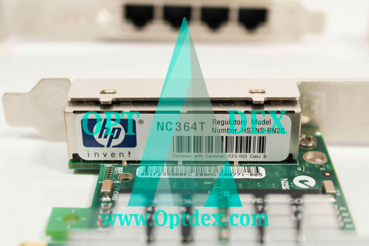HP NC364T Quad Port Gigabit PCIe Server Adapter NIC Card HSTNS-BN26 Lot of 9