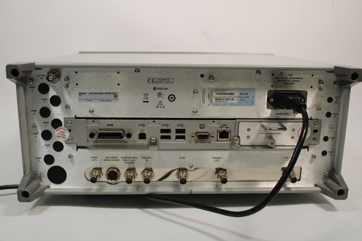 Agilent Technologies N9000A CXA Analyzer 9kHz-3GHz Signal Spectrum Analyzer