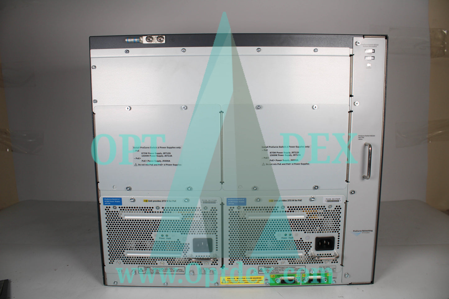 HP 8212zl ProCurve Switch Chassis - J9091A