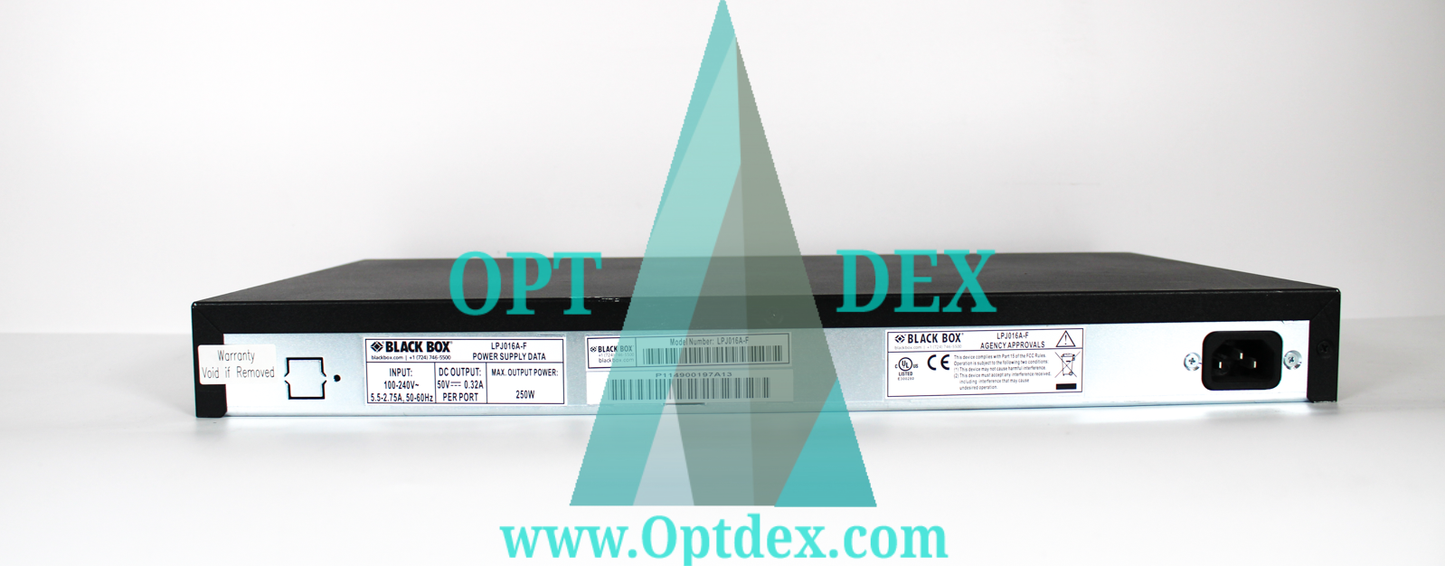 Black Box 32-Port Gigabit Injector - LPJ016A-F