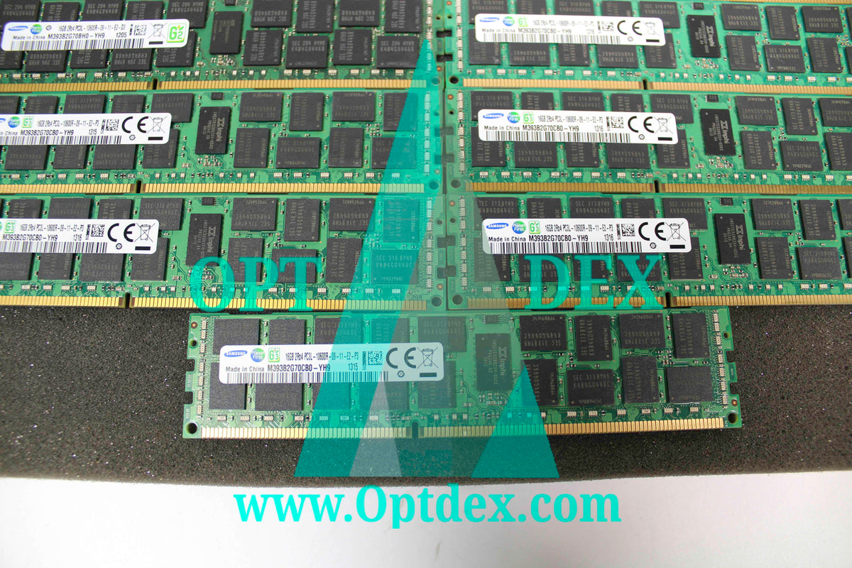 Samsung M393B2G70CB0-YH9 16GB 2Rx4 PC3L-1600R Lot of 27