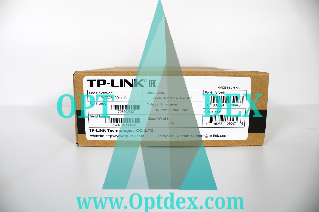 TP-Link Gigabit Ethernet Media Converter - MC220L