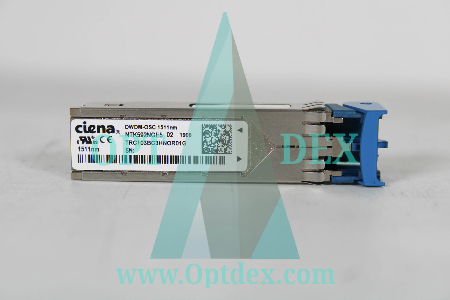 Ciena DWDM-OSC 1511nm SFP 10GB Fiber Optic Interface Transceiver - NTK592NGE5