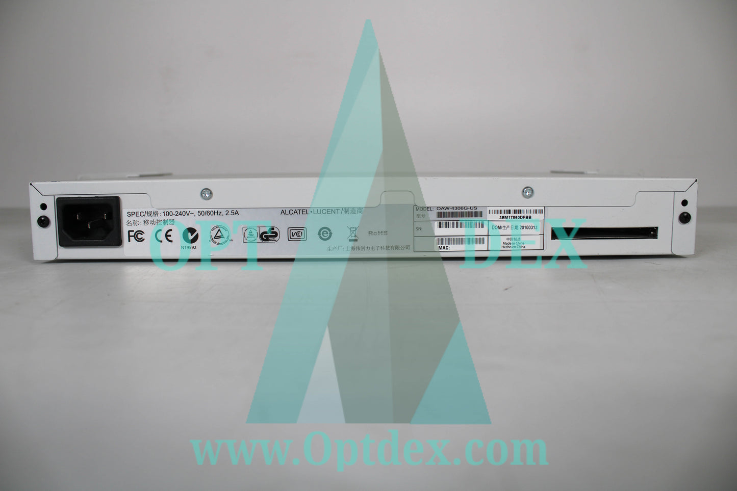 Alcatel-Lucent OmniAccess 4306G 6 Port PoE Wireless LAN Switch - OAW-4306G