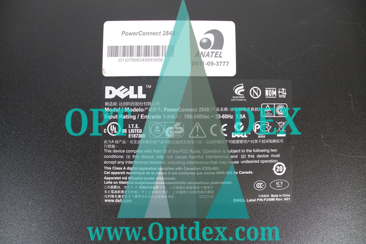 Dell PowerConnect 2848 48 Port Ethernet Network Switch