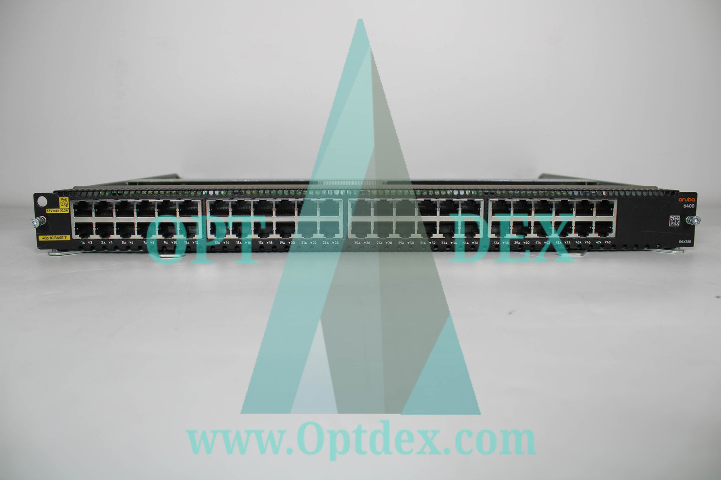 HPE Aruba 6400 48 Port 1GbE Class 4 PoE Expansion Module - R0X38B