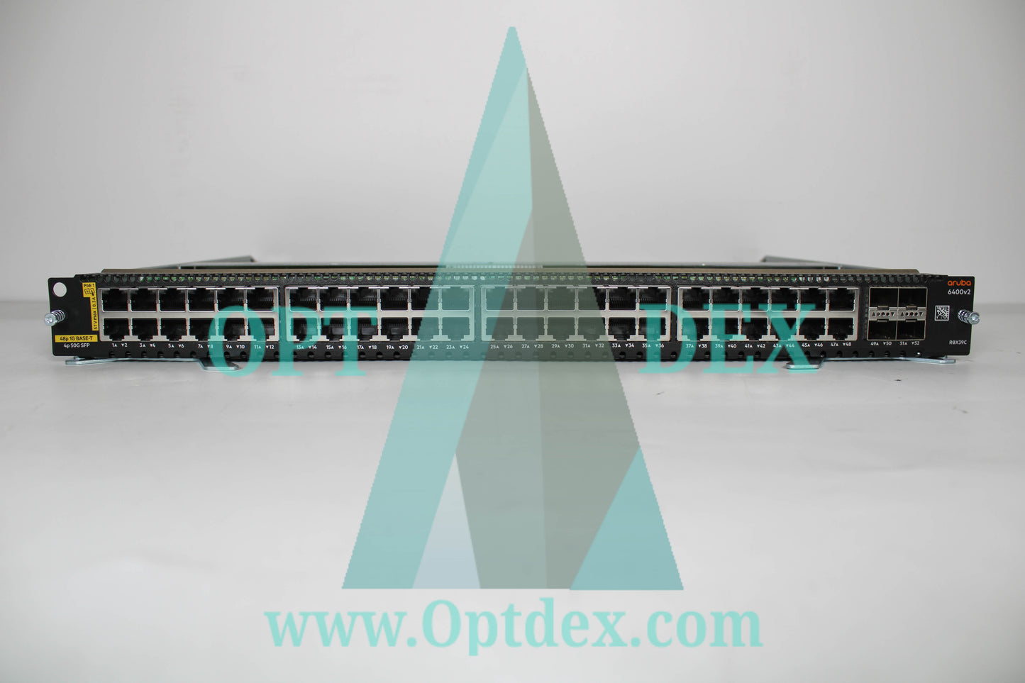 Aruba 6400 48 Port 1GbE Class 4 PoE + 4 port SFP56 v2 Module - R0X39C