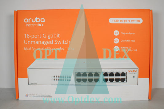 Aruba Instant On 1430 16 Port Gigabit Unmanaged Switch - R8R47A