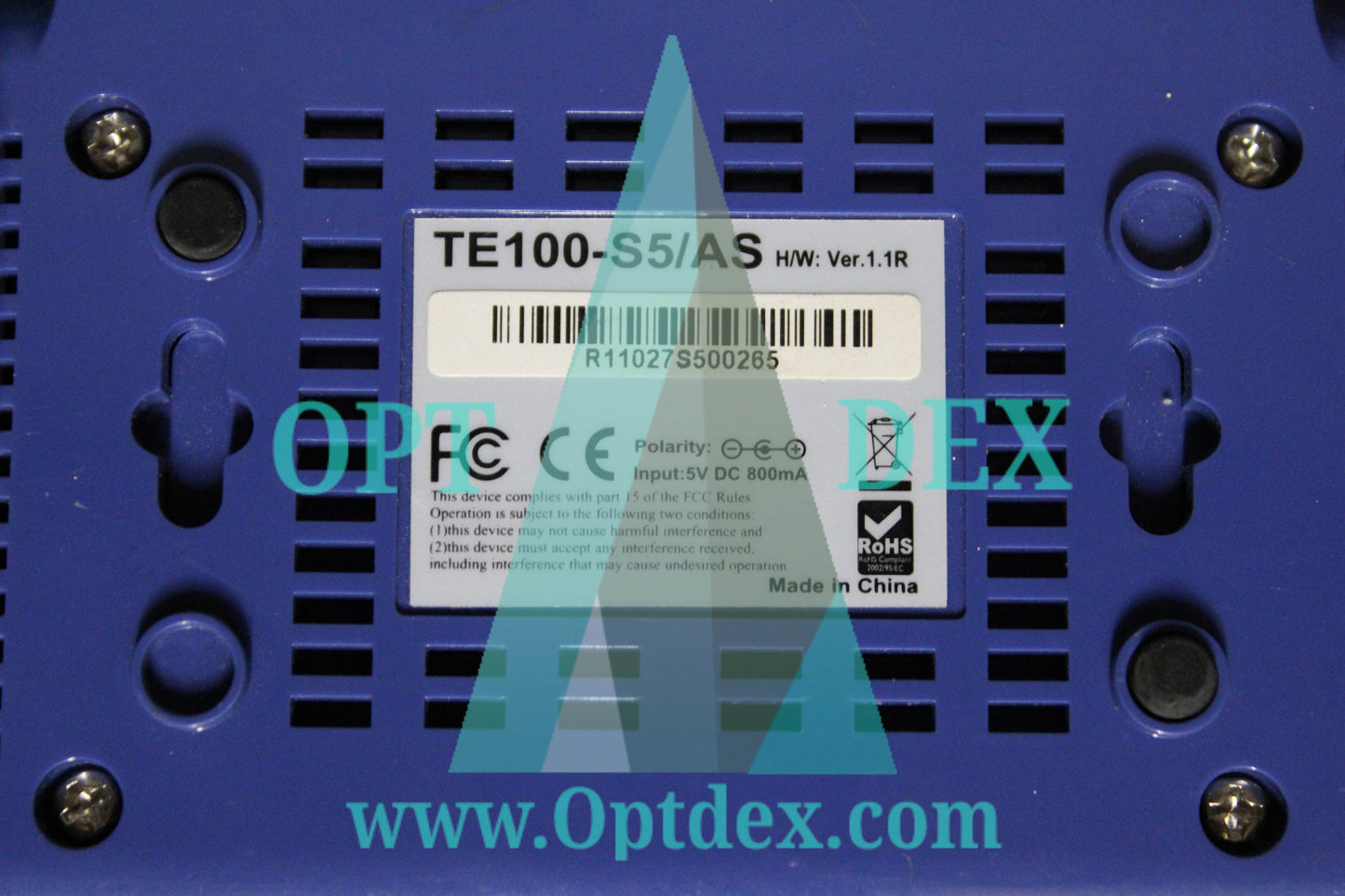 TRENDnet 5-Port 10/100Mbps Ethernet Switch - TE100-S5